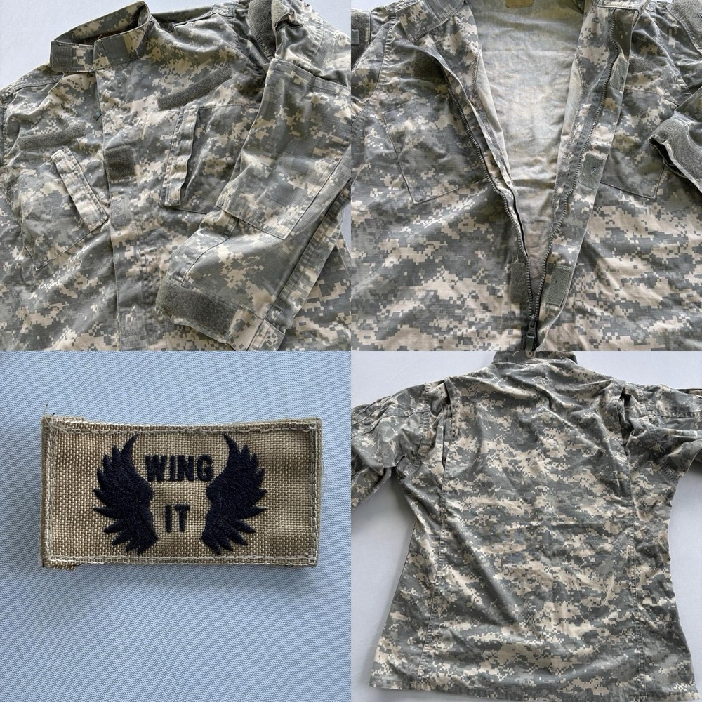 US Army ACU Digital Camo Shirt Medium-Long 8415-01-519-8512‎ Tactical